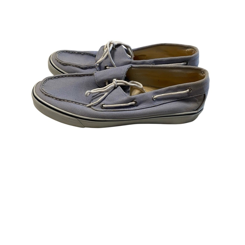 Sperry Top-Sider Women's Size 11M Light Blue Canvas Boat Shoes Loafers SW46068A